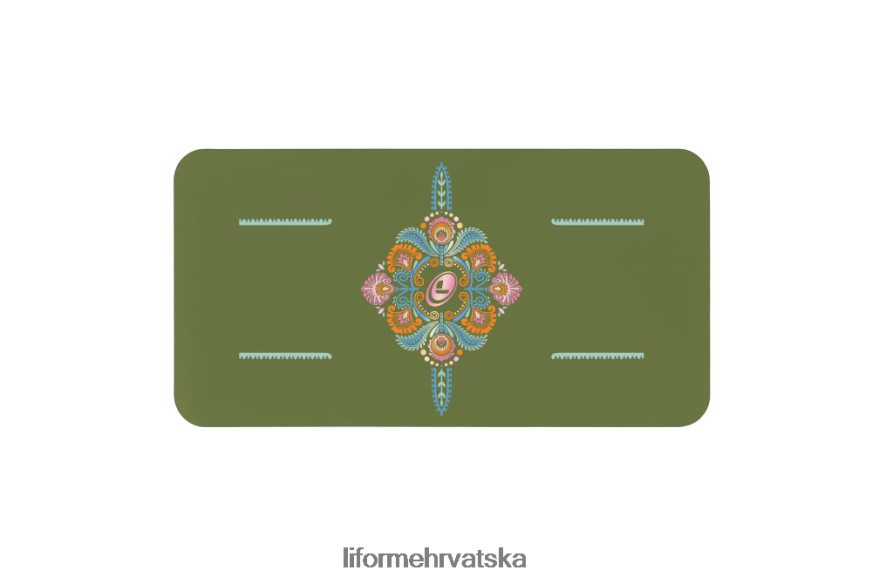 HPT6H81 Liforme mindful garden jastučić za jogu maslinasto/cvjetno kolekcija