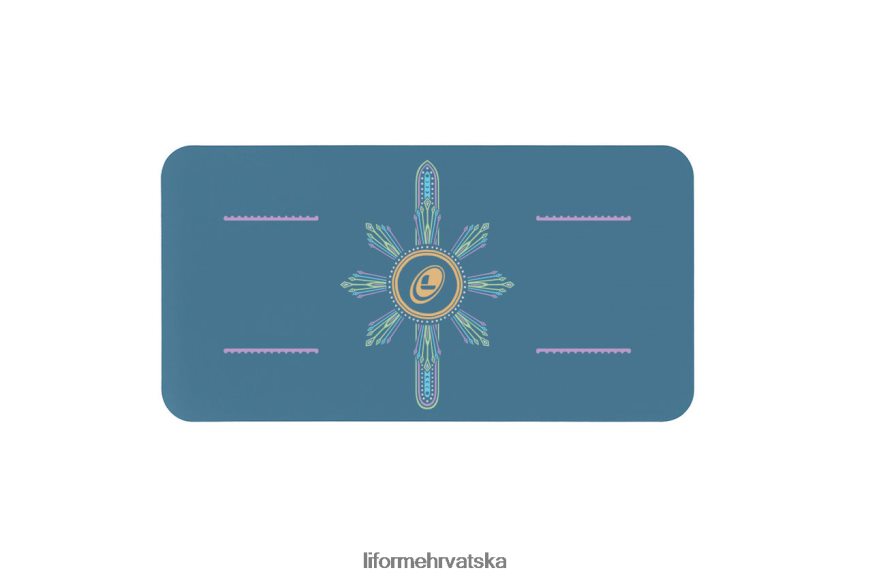 HPT6H83 Liforme podloga za jogu cosmic moon plava kolekcija