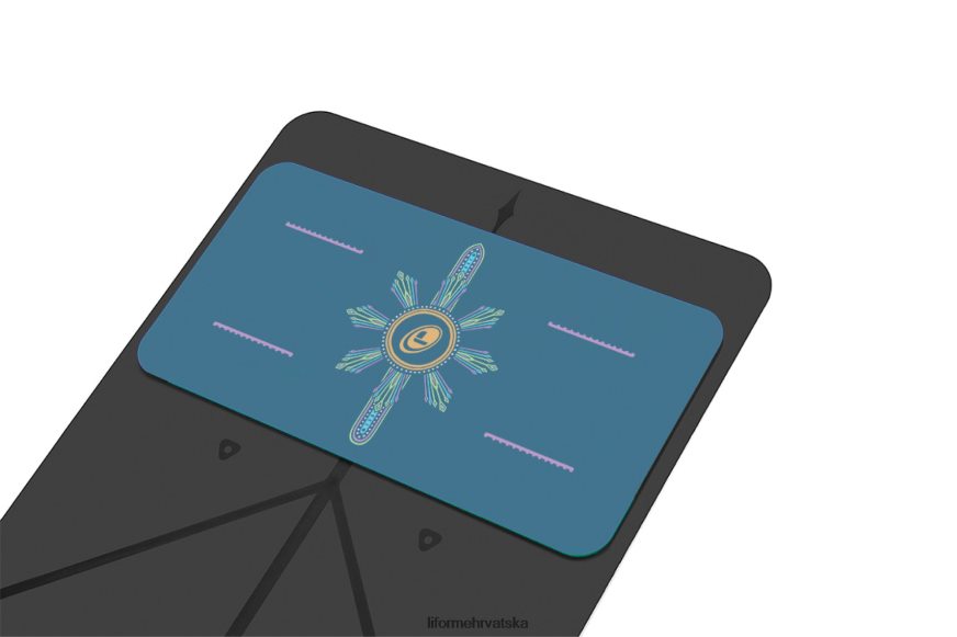 HPT6H83 Liforme podloga za jogu cosmic moon plava kolekcija