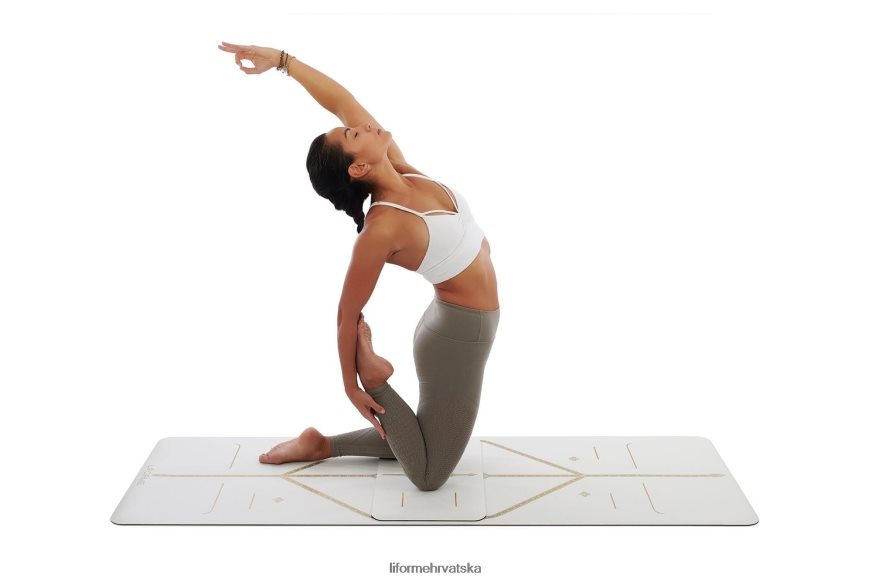 HPT6H88 Liforme čarobni jastučić za jogu bijelo zlato kolekcija