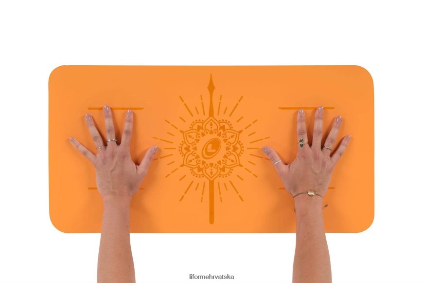 HPT6H91 Liforme jastučić za jogu jarke naranče kolekcija