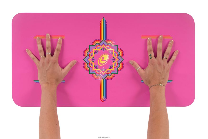 HPT6H93 Liforme zahvalan dugin jastučić za jogu zahvalna ružičasta/duga kolekcija