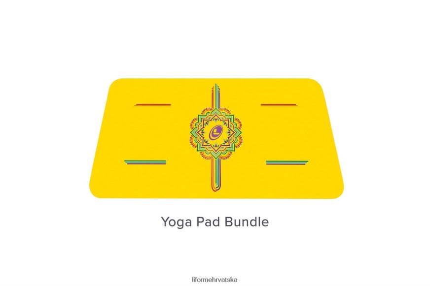 HPT6H16 Liforme prostirka za jogu duge nade žuta/duga prostirke za jogu