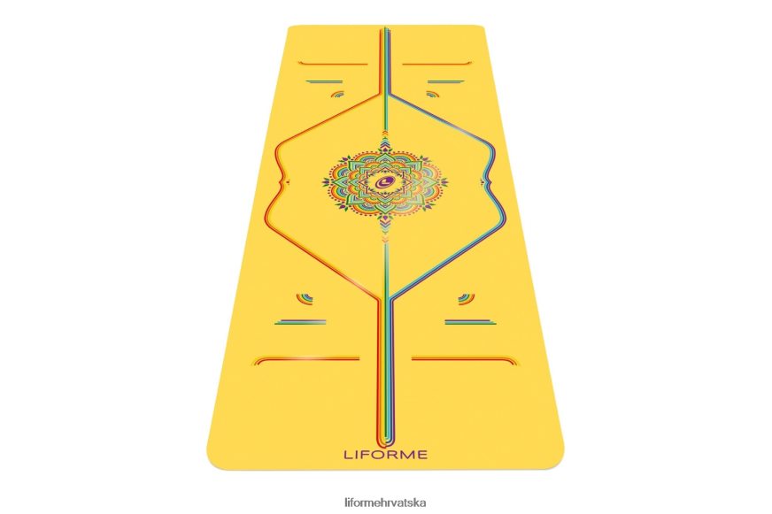 HPT6H16 Liforme prostirka za jogu duge nade žuta/duga prostirke za jogu