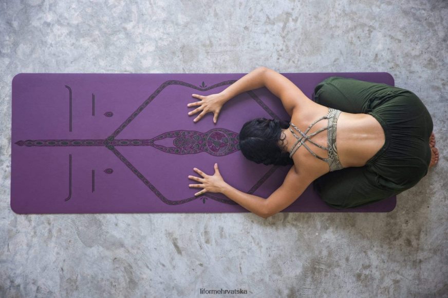 HPT6H18 Liforme prostirka za jogu majka zemlja ljubičasta zemlja prostirke za jogu