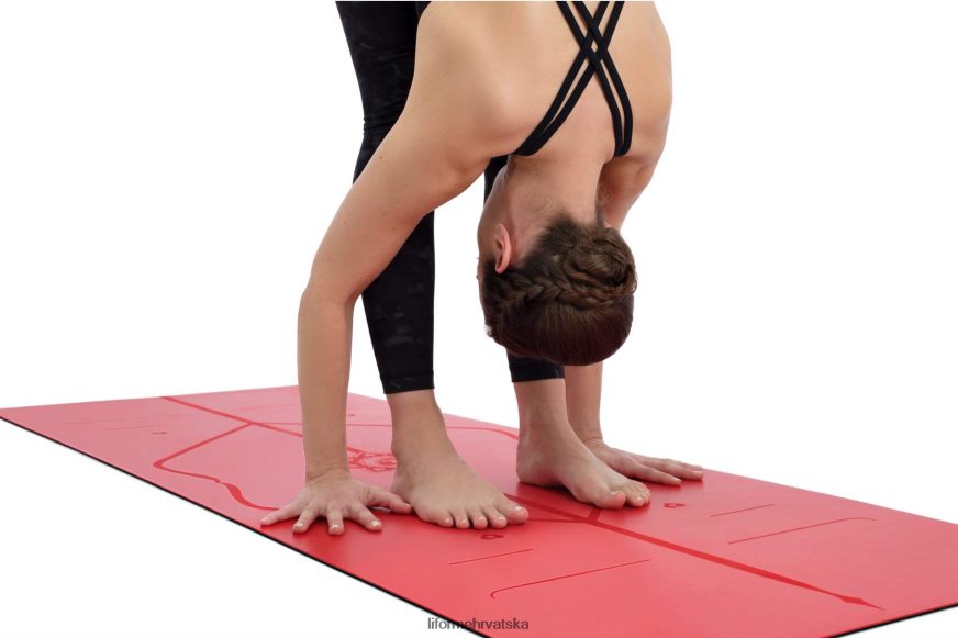 HPT6H28 Liforme ljubavna prostirka za jogu Crvena prostirke za jogu