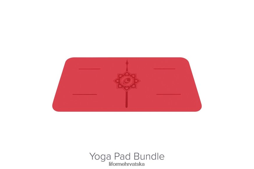 HPT6H28 Liforme ljubavna prostirka za jogu Crvena prostirke za jogu