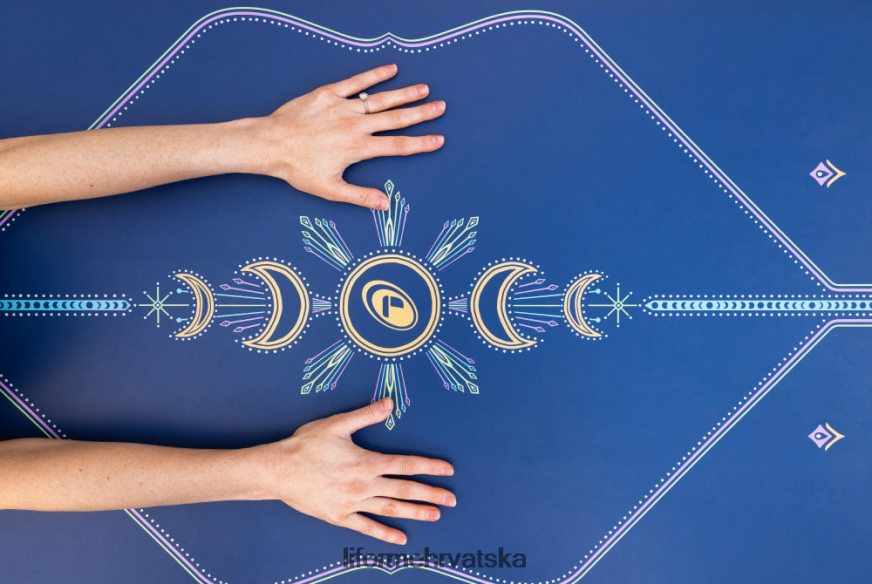 HPT6H2 Liforme prostirka za jogu cosmic moon suton plava prostirke za jogu