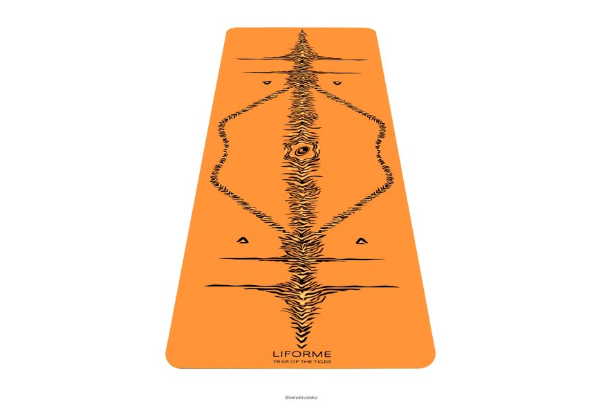 HPT6H36 Liforme godina tigra' prostirka za jogu jarke narančasto/crno-krem prostirke za jogu