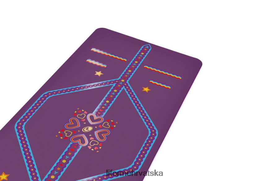 HPT6H68 Liforme dječja razigrana prostirka za jogu ljubičasta zemlja prostirke za jogu