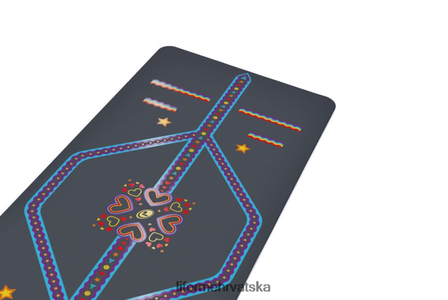 HPT6H74 Liforme dječja razigrana prostirka za jogu siva prostirke za jogu