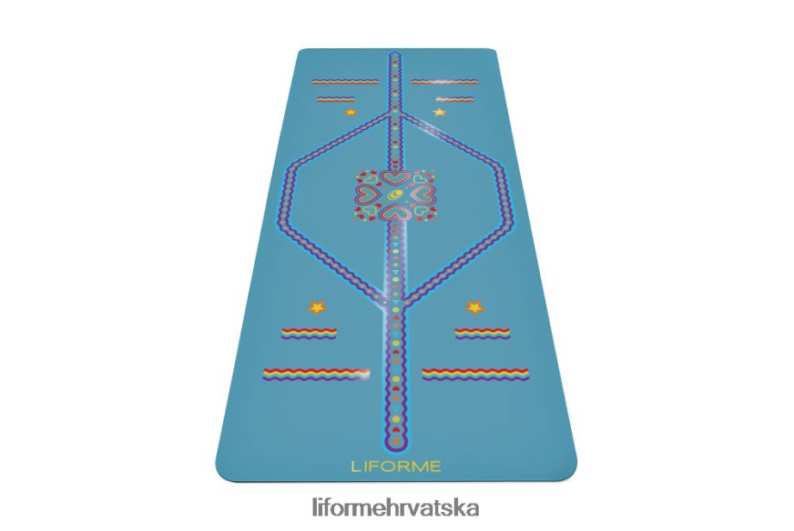 HPT6H75 Liforme dječja razigrana prostirka za jogu plava prostirke za jogu