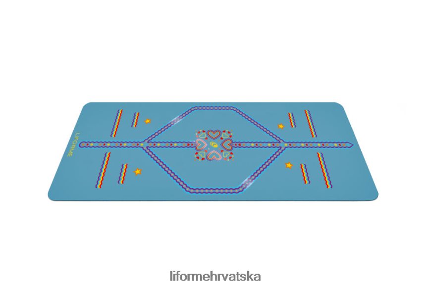 HPT6H75 Liforme dječja razigrana prostirka za jogu plava prostirke za jogu