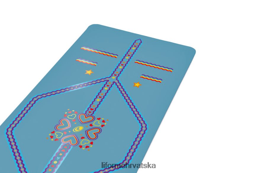 HPT6H75 Liforme dječja razigrana prostirka za jogu plava prostirke za jogu