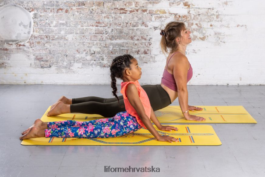 HPT6H75 Liforme dječja razigrana prostirka za jogu plava prostirke za jogu