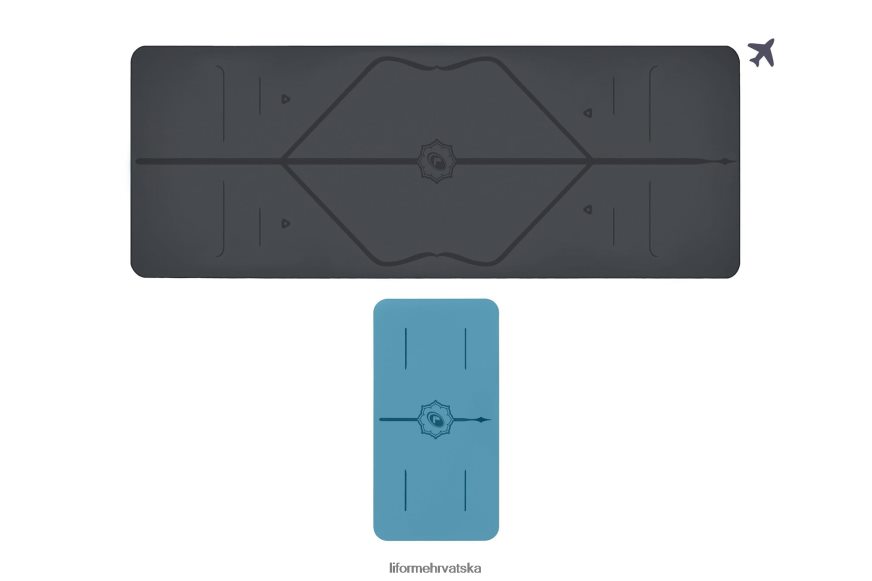 HPT6H64 Liforme prostirka za putovanje i paket jastučića za jogu klasični prostirke za jogu