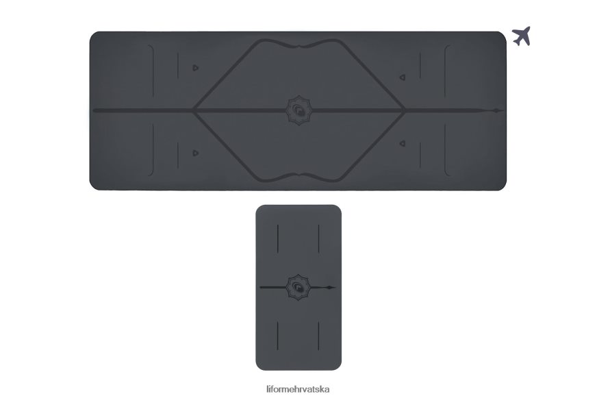 HPT6H64 Liforme prostirka za putovanje i paket jastučića za jogu klasični prostirke za jogu