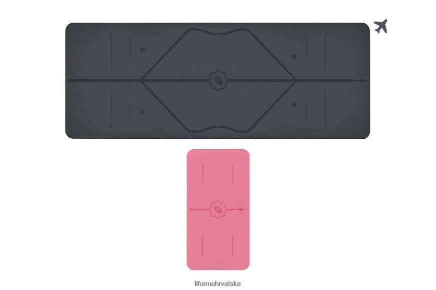 HPT6H64 Liforme prostirka za putovanje i paket jastučića za jogu klasični prostirke za jogu