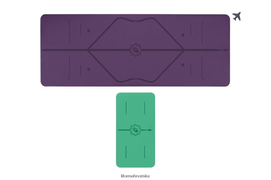 HPT6H64 Liforme prostirka za putovanje i paket jastučića za jogu klasični prostirke za jogu