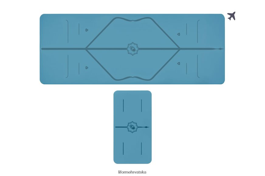 HPT6H64 Liforme prostirka za putovanje i paket jastučića za jogu klasični prostirke za jogu
