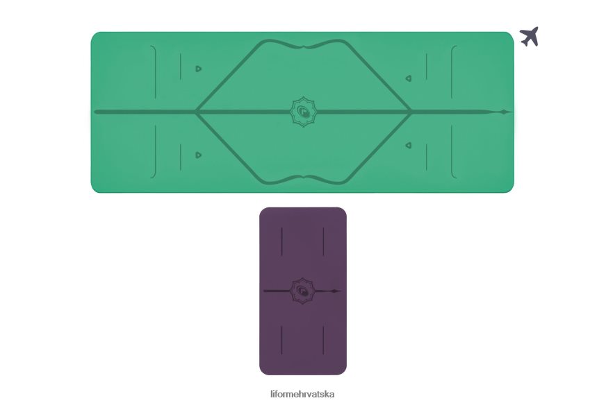 HPT6H64 Liforme prostirka za putovanje i paket jastučića za jogu klasični prostirke za jogu