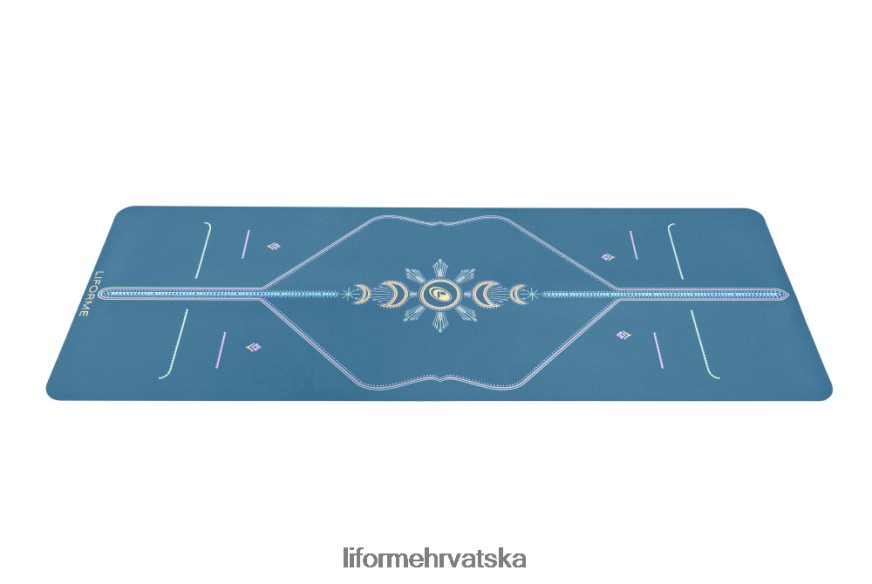 HPT6H47 Liforme prostirka za jogu putovanja kozmički mjesec plava prostirke za jogu