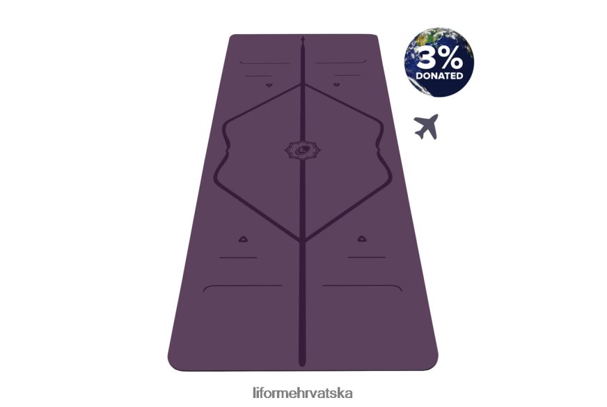 HPT6H53 Liforme putna prostirka ljubičasta zemlja prostirke za jogu