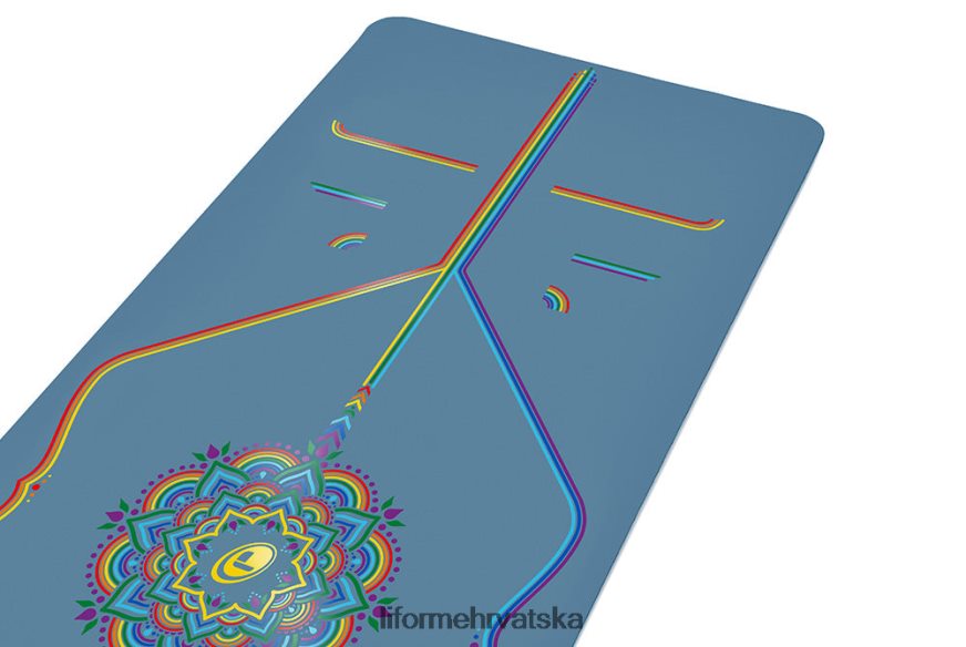 HPT6H54 Liforme putna prostirka plava/duga prostirke za jogu