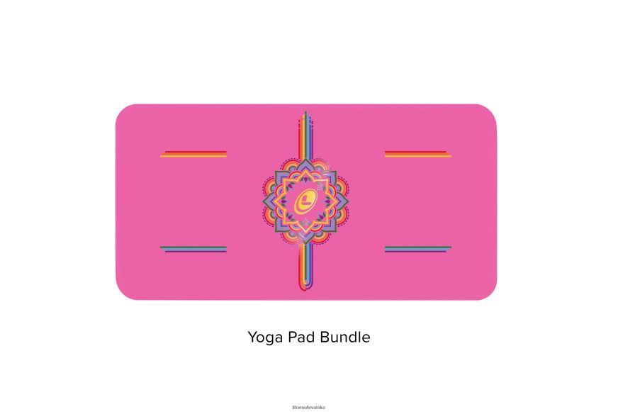 HPT6H55 Liforme zahvalna duga putna prostirka zahvalna ružičasta/duga prostirke za jogu