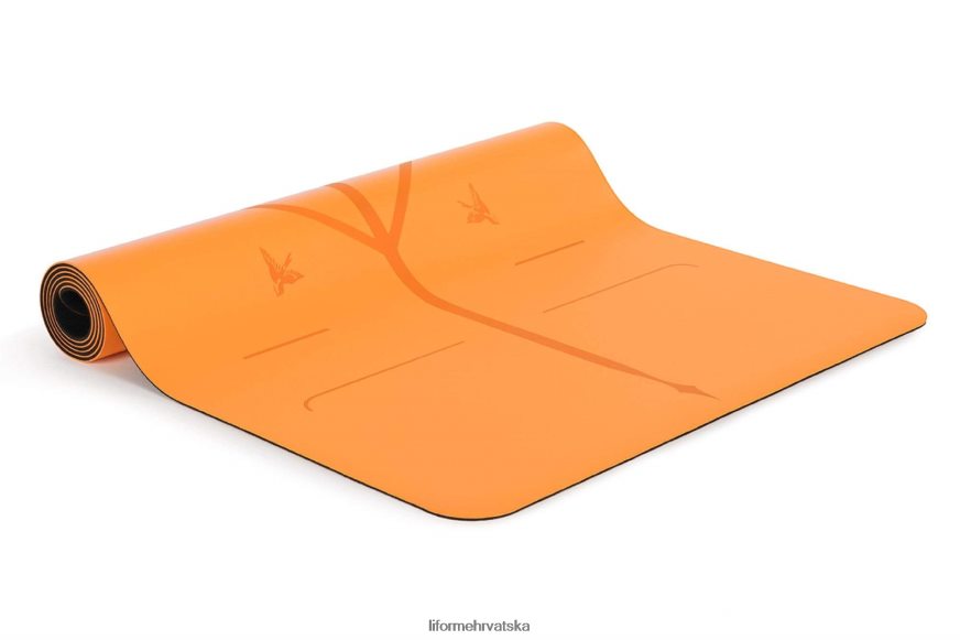 HPT6H57 Liforme prostirka za putovanje sreće jarke naranče prostirke za jogu