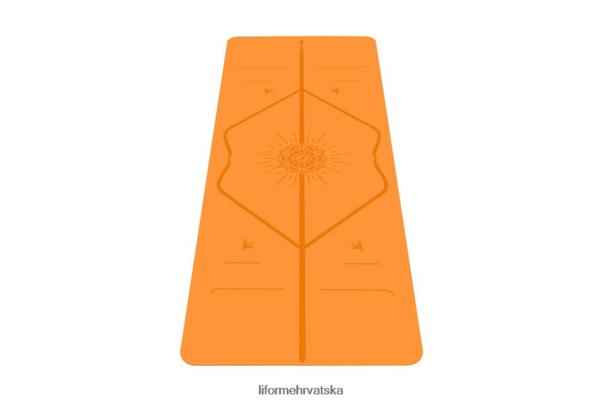 HPT6H57 Liforme prostirka za putovanje sreće jarke naranče prostirke za jogu