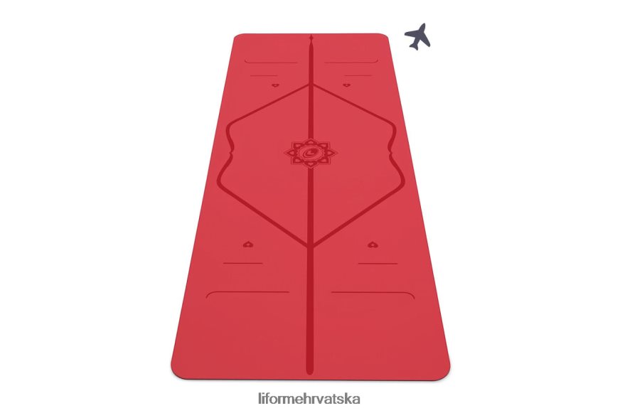 HPT6H58 Liforme ljubavna putna prostirka Crvena prostirke za jogu